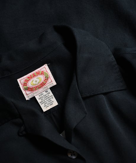 80s Banana Republic Rayon Long Sleeve shirt -9