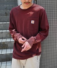 Carhartt Pocket Long Sleeve T-Shirt Sun Fade ー3
