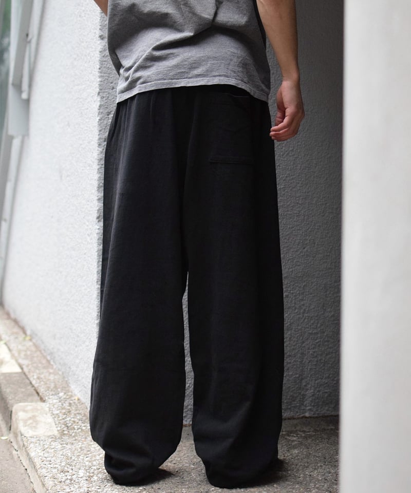 パンツ 0658 Wide jersey slacks black Buy Black Jersey Wide Leg Trousers from Next USA