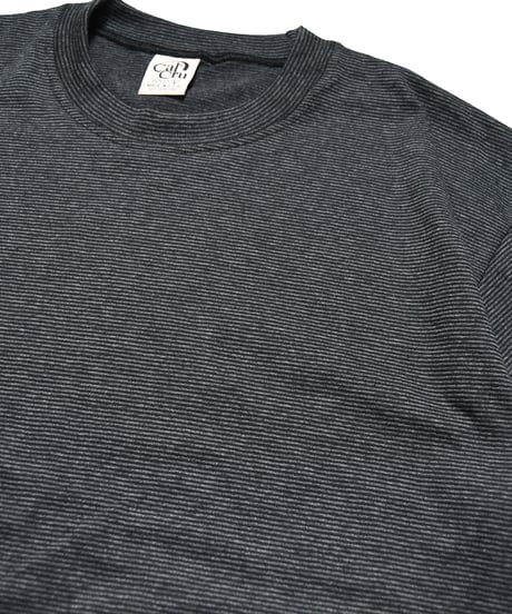 Cal Cru Micro Stripe T-Shirt Black