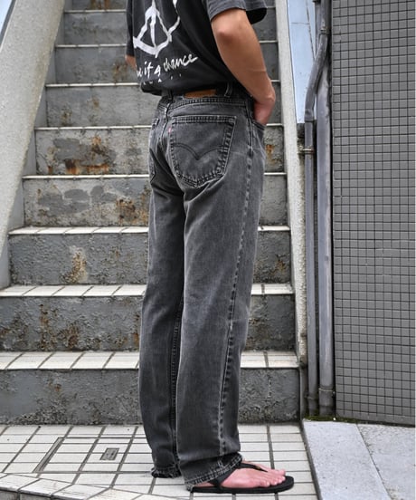 90's Used Levi's 505 Denim Pants Black Made in USA -2