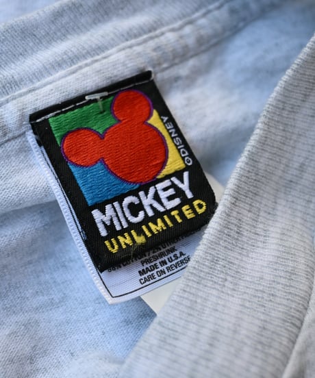 Disney Mickey Print T-Shirt Made in USA -6