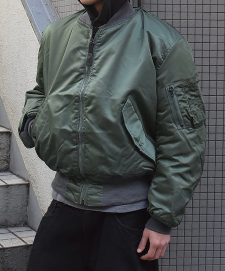 Deadstock GREENBRIER MA-1 Flight Jacket Olive EMAR Zip