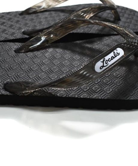 Locals Stripe Slippa Black