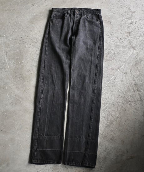 90's Used Levi's 501 Denim Pants Black Made in USA -3