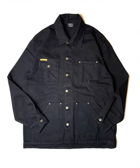 Prison Blues Denim Yard Coat Black