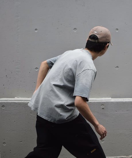 MOOJI MOOJI US Oversize Crop T-Shirt Aged Grey