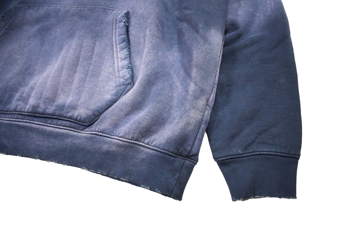 MOOJI MOOJI US Oversize Crop Hoodie Aged Navy I