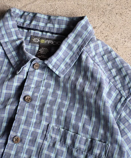 Used Ex Officio S/S Plaid Shirt -4