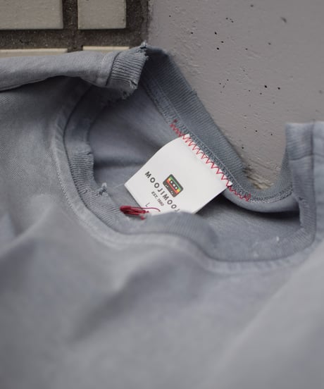 MOOJI MOOJI US Oversize Crop T-Shirt Aged Grey