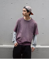 MOOJI MOOJI US Single Stitched T-Shirt Aged Plum