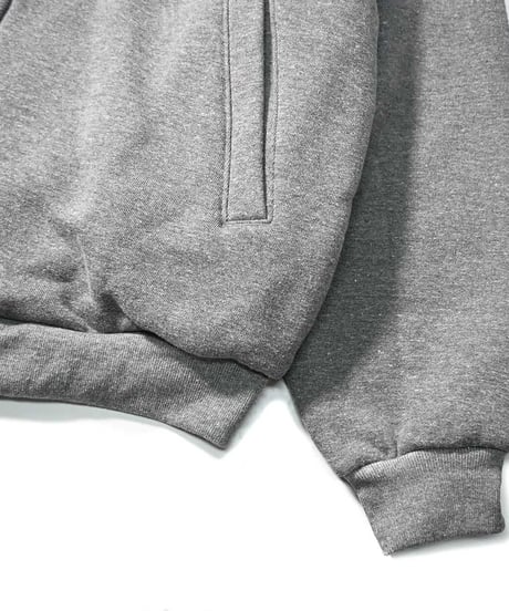 Los Angeles Apparel Track Fleece Zip Up Jacket Heather Grey