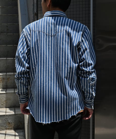 Customized Wrangler Denim Western Shirt - 4
