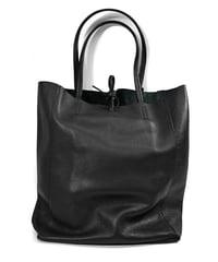 MARLON FIRENZE Calf Leather Shopper Bag - Nero