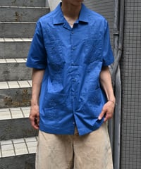 Cubavera Short Sleeve Guayabera Shirt Delft
