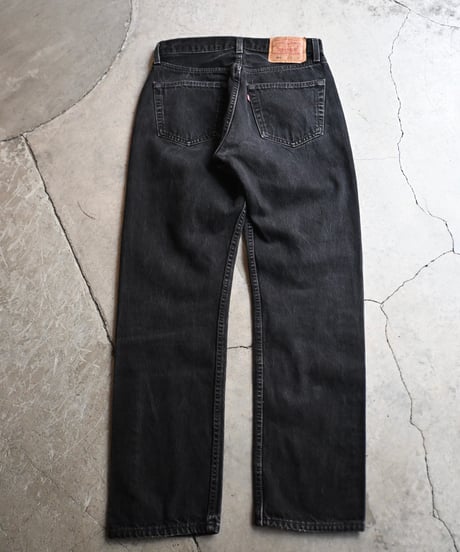 90's Used Levi's 501 Denim Pants Black Made in USA -3