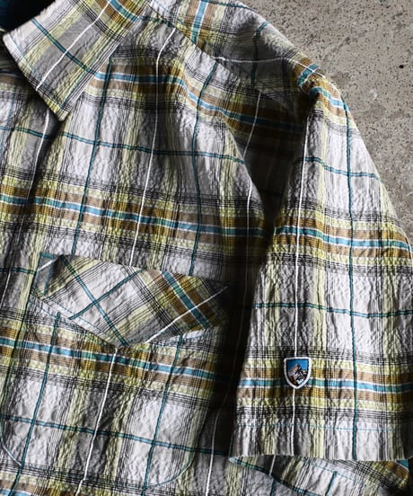 Used Kuhl S/S Plaid Shirt -1