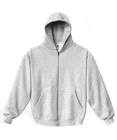 Los Angeles Apparel 14oz Sweat Zip Hoodie Ash
