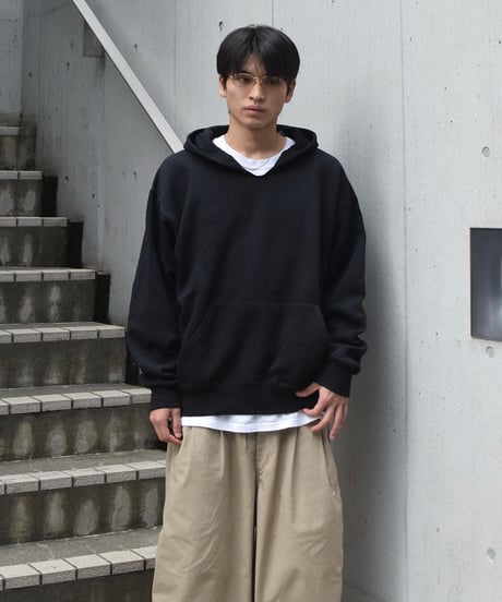 Deadstock Eagle USA Blank Sweat Hoodie Black made in USA