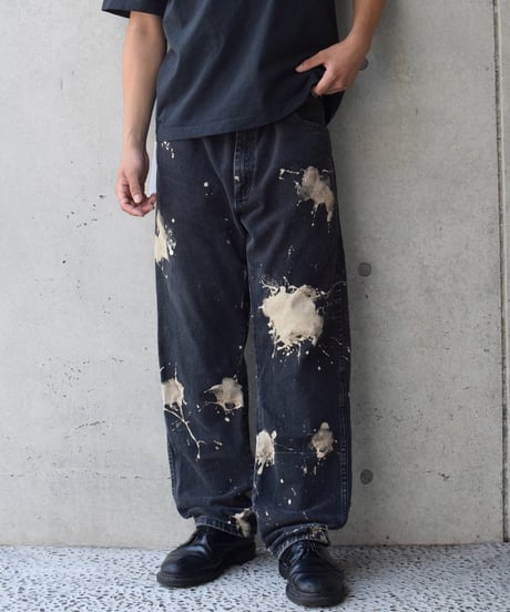 Wrangler 13MWZ Bleached Original Cowboy Cut Jeans Sulfur Black