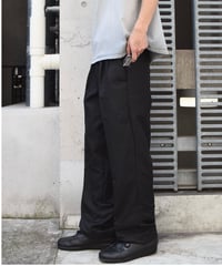 Edwards Pleated front Microfiber Dress Pants Black