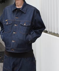 Prison Blues Denim Western Jacket Rigid Blue