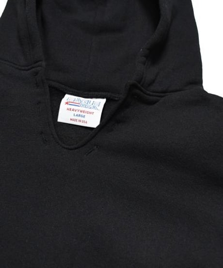 Deadstock Eagle USA Blank Sweat Hoodie Black made in USA