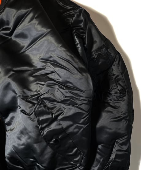 Deadstock GREENBRIER MA-1 Flight Jacket Black EMAR Zip