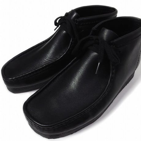 Clarks Wallabee Boot Black Leather