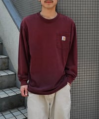 Carhartt Pocket Long Sleeve T-Shirt ー５