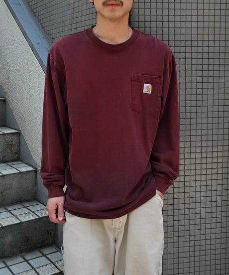 Carhartt Pocket Long Sleeve T-Shirt ー５
