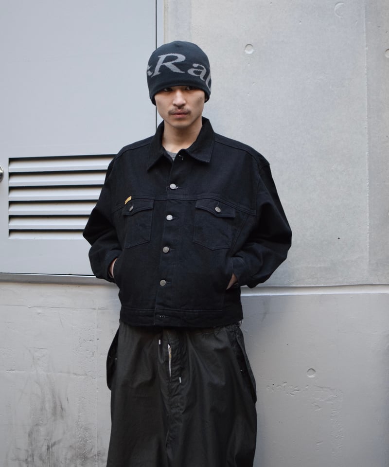 Prison Blues Denim Western Jacket Rinsed Black