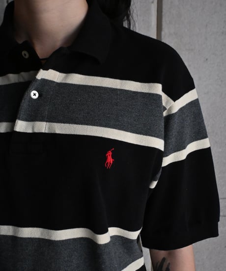 Remake Ralph Lauren Cropped Polo Shirt -2