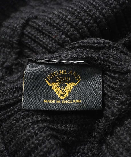 Highland 2000 Cotton/Linen Knit Bucket Hat Black
