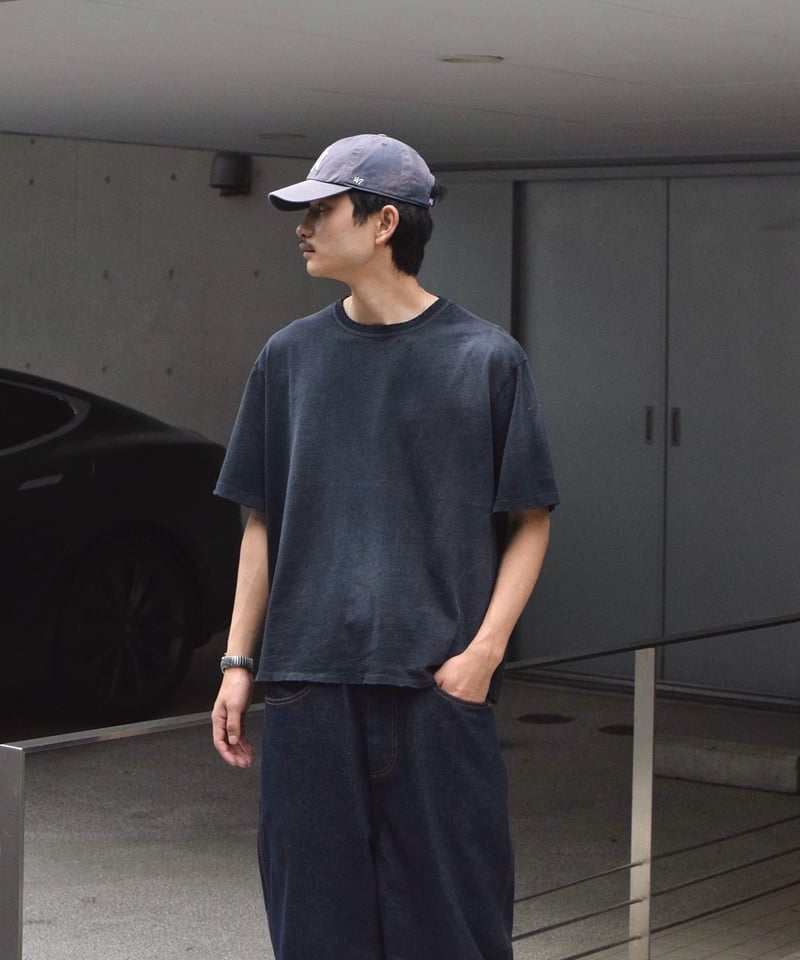 トップス MOOJI MOOJI SUN FADE T-Shirt OVY MOOJI MOOJI US Single Stitched T-Shirt Sun Fade