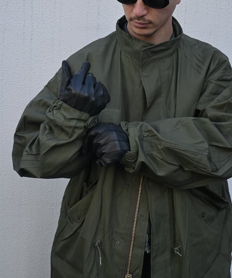 80s Deadstock US Army M-65 Filed Parka Brass Zip "SHELL"