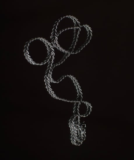 Italian Silver Necklace Screw