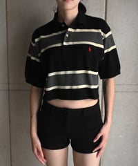 Remake Ralph Lauren Cropped Polo Shirt -2