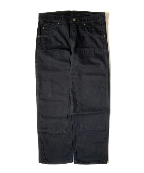 Prison Blues Double Knee Work Jean Black