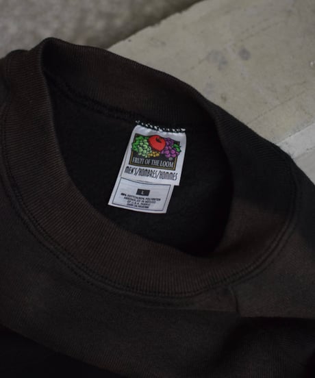 Fruit of the Loom Blank Raglan Sweat Shirt Sun Fade Black -4