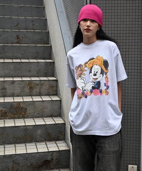 Disney Mickey Print T-Shirt Made in USA -6