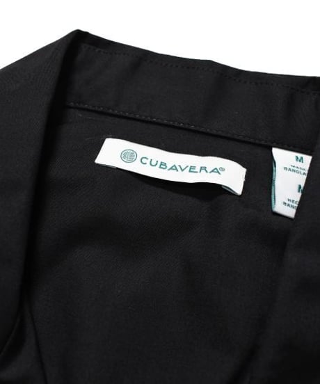 Cubavera Short Sleeve Guayabera Shirt Black