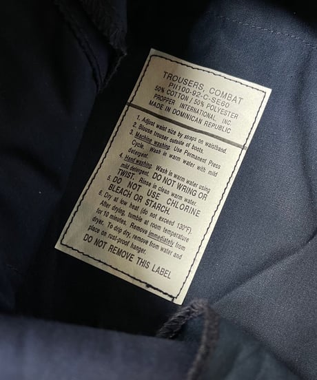 Deadstock Propper BDU Non-Rip Trousers Navy