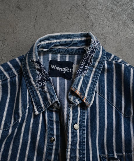 Customized Wrangler Denim Western Shirt - 4