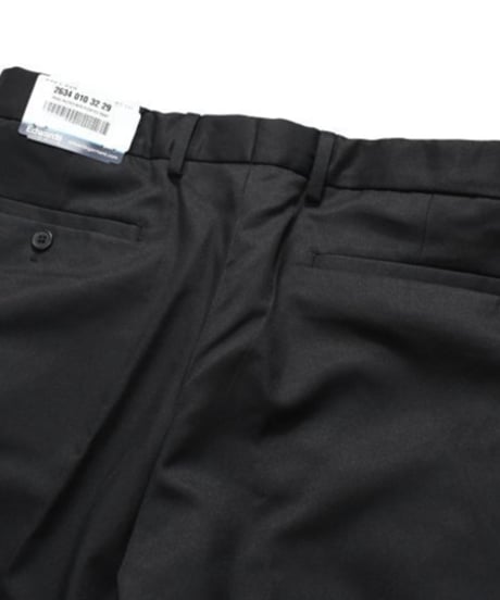 Edwards Pleated front Microfiber Dress Pants Black