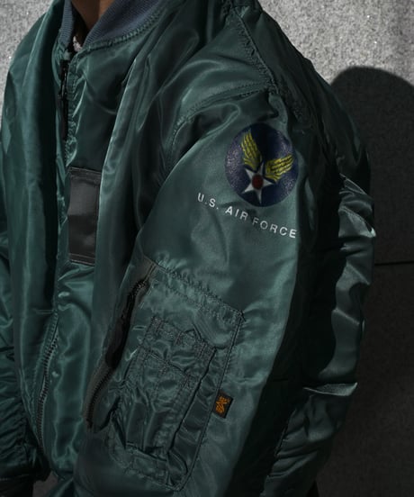 Deadstock Alpha MA-1 Flight Jacket Olive made in USA