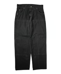 Prison Blues Double Knee Denim Work Jeans Fade Black