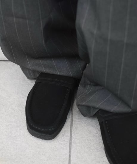 Clarks Wallabee Loafer Black Suede
