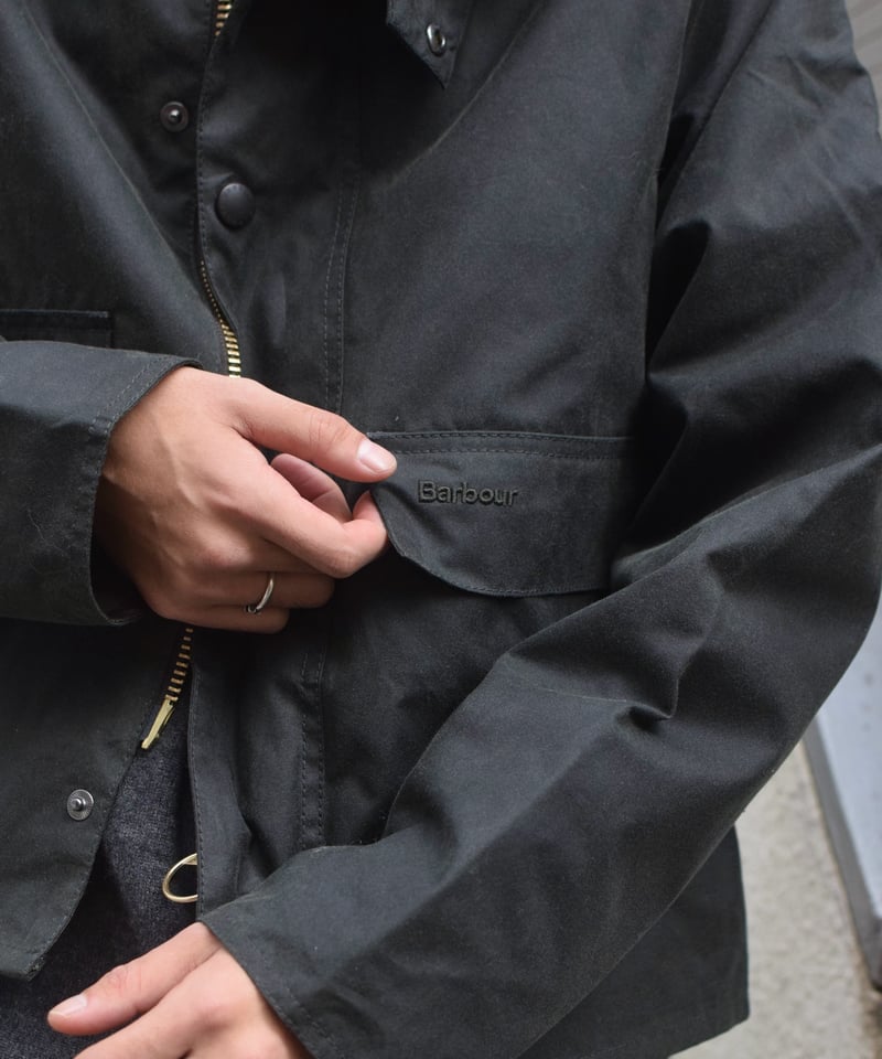 ジャケット・アウター BARBOUR SPEY JACKET WAX SAGE size M Barbour Spey Wax Jacket Sage | COUNTER