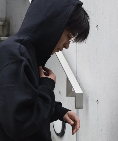 Deadstock Eagle USA Blank Sweat Hoodie Black made in USA